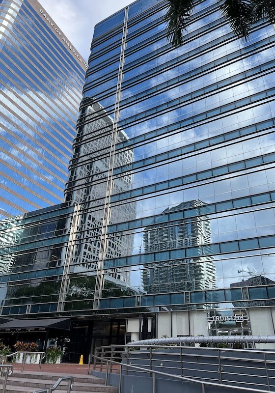 tall business building